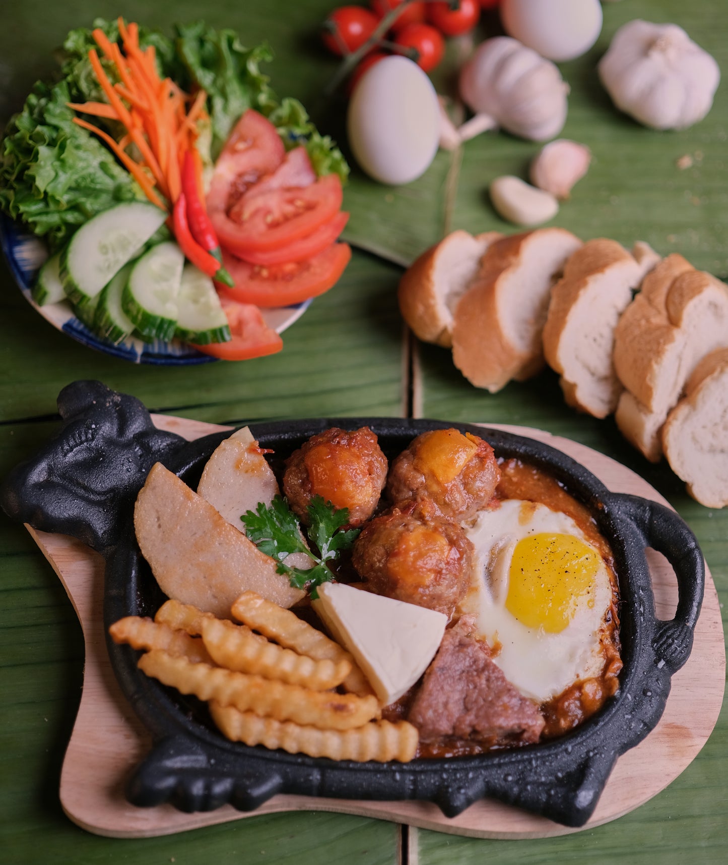Bánh mì chảo - Banh Mi on the gang