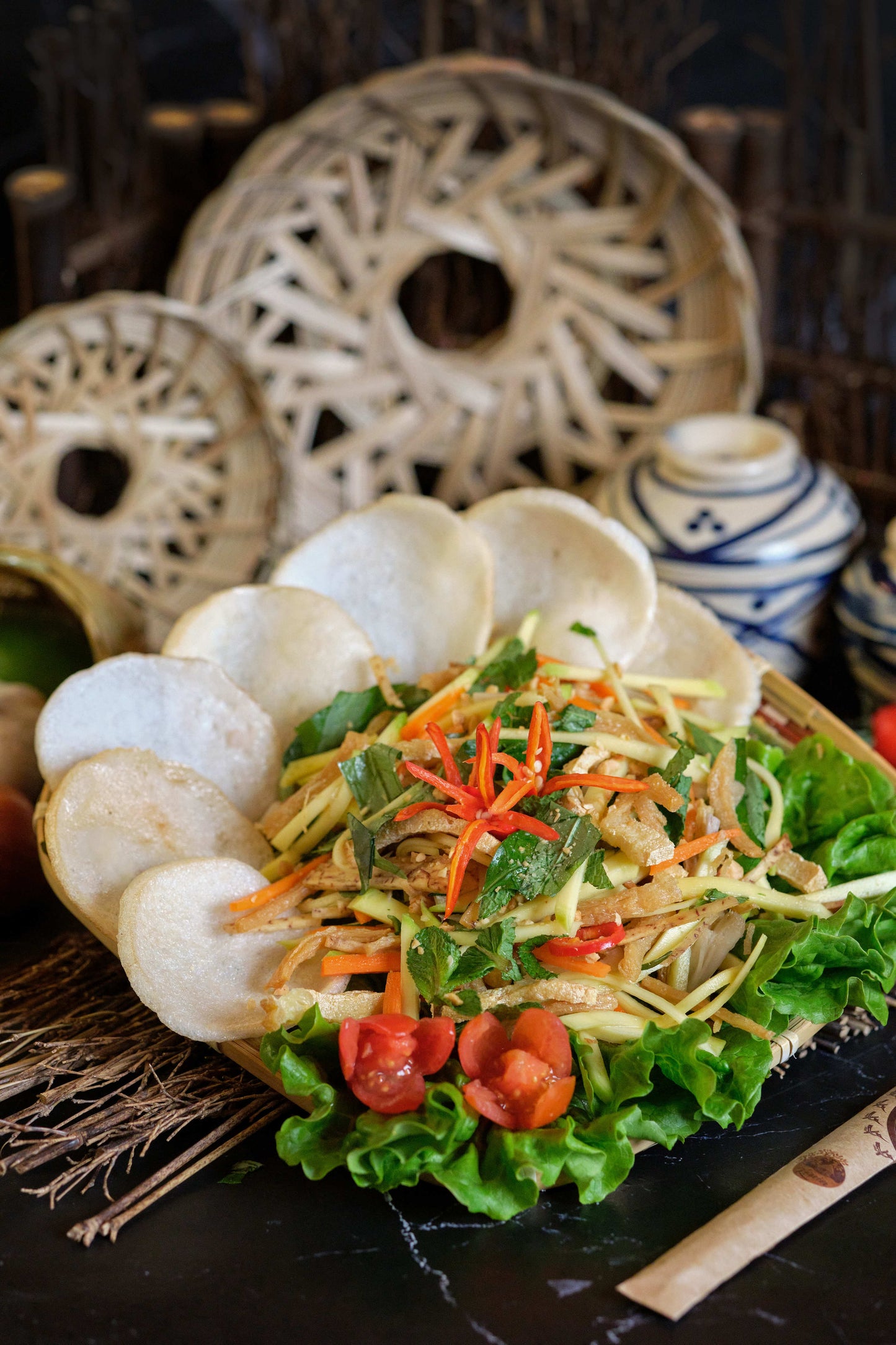 Gỏi xoài chay - Tossed Mango Salad